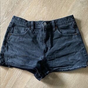 Black Denim Women's Shorts